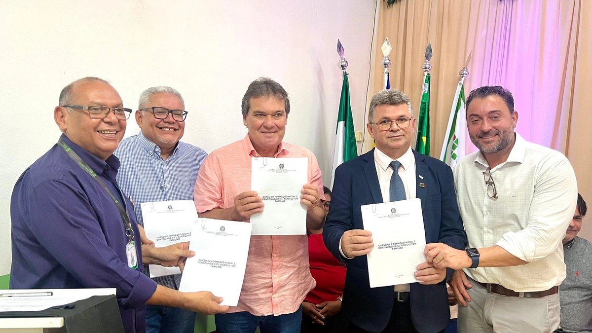 Prefeito de União assina parceria com IFPI para capacitar agricultores familiares