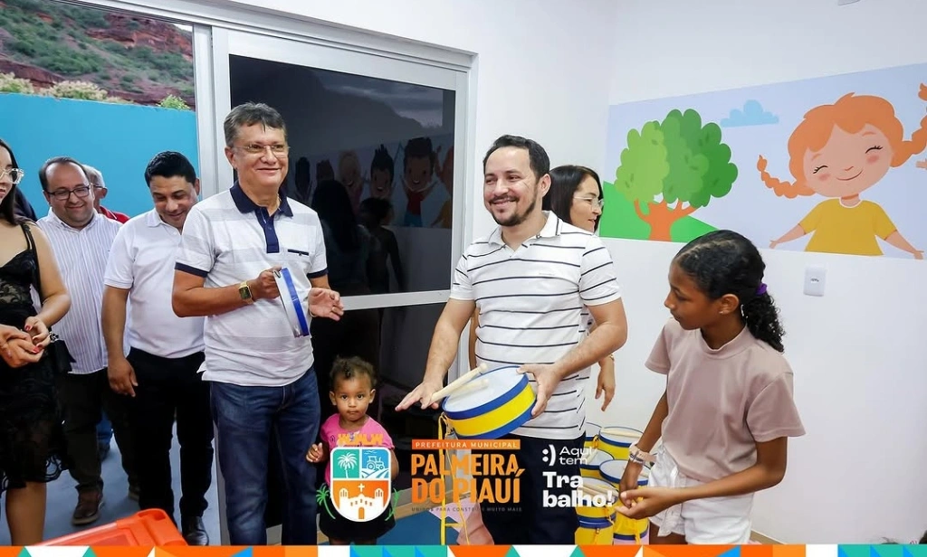 Prefeitura de Palmeira do Piauí inaugura Creche 'Tia Maná' para garantir educação e acolhimento às crianças