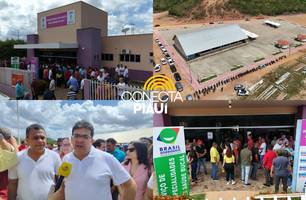 Rafael Fonteles acompanha avanços na saúde e inaugura praça em Brejo do Piauí (Foto: Conecta Piauí)