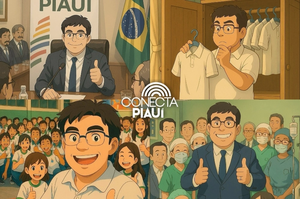 Rafael Fonteles entra na trend do Studio Ghibli, tendência nas redes sociais