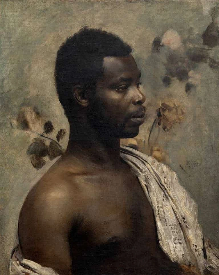 Retrato do príncipe da África Ocidental, William Nii Nortey Dowuona