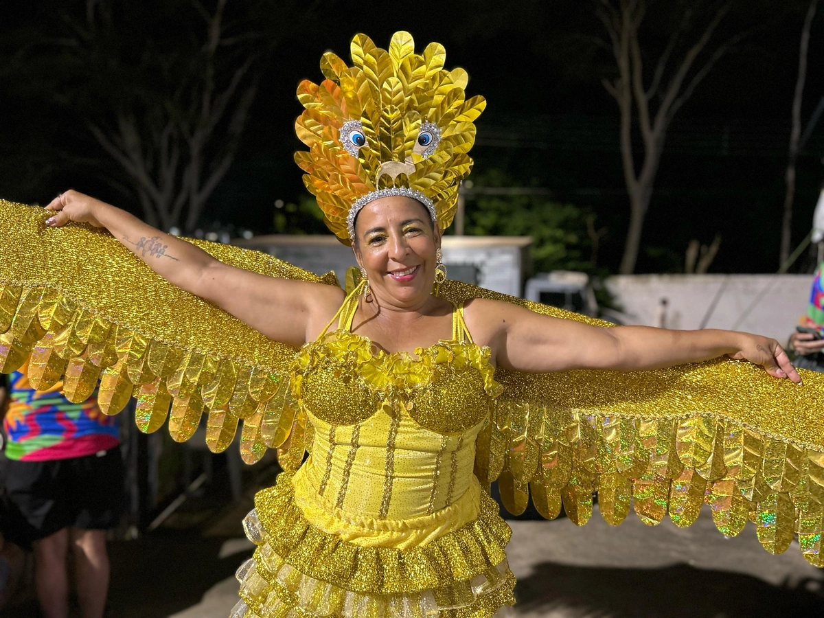 Samara Ferreira - Vencedora de uma das competições de fantasias