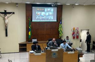 Audiência de custódia da vereadora Tatiana Medeiros, presa pela PF (Foto: Conecta Piauí)