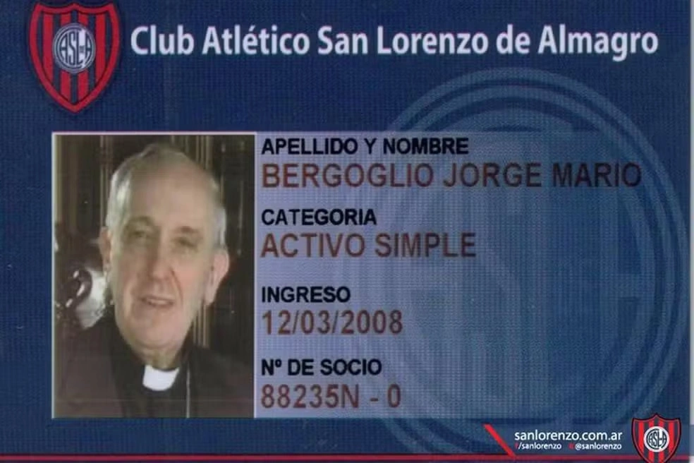Carteirinha do San Lorenzo