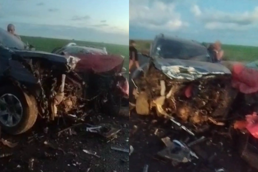Colisão frontal entre caminhonetes deixa três mortos no Piauí
