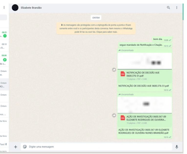 Conversa por WhatsApp
