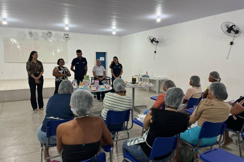 Curso de confeitaria capacita novos empreendedores em Demerval Lobão Curso de confeitaria capacita novos empreendedores em Demerval Lobão