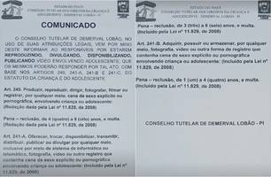 Demerval Lobão: Conselho Tutelar alerta sobre divulgação de vídeo com adolescente (Foto: Reprodução)