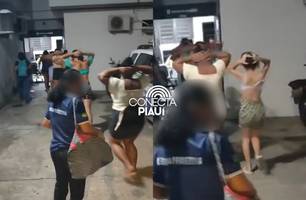 Dez adolescentes brigam e destroem abrigo na zona Sul de Teresina (Foto: Repórter 12/Conecta Piauí)