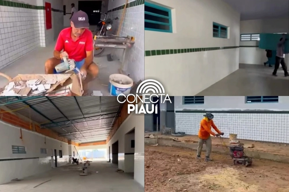 Esperantina avança na construção da Escola Meire Fernandes, no bairro Bezerrão