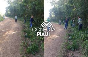 Esperantina realiza Roço da Semana Santa em estradas da zona rural (Foto: Reprodução)