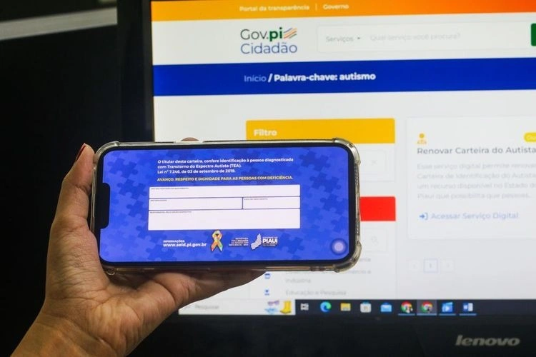 Gov.pi Cidadão moderniza acesso à Carteira de Identificação do Autista