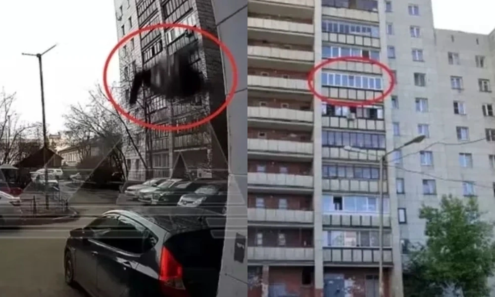 Idosa sobrevive após cair do sexto andar enquanto limpava janela