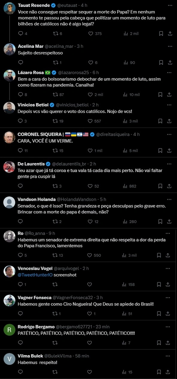 Internautas detonam Ciro Nogueira