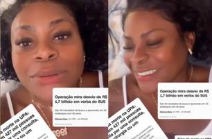 Jojo Todynho volta a debochar do SUS após pronunciamento do Ministério da Saúde (Foto: Reprodução)