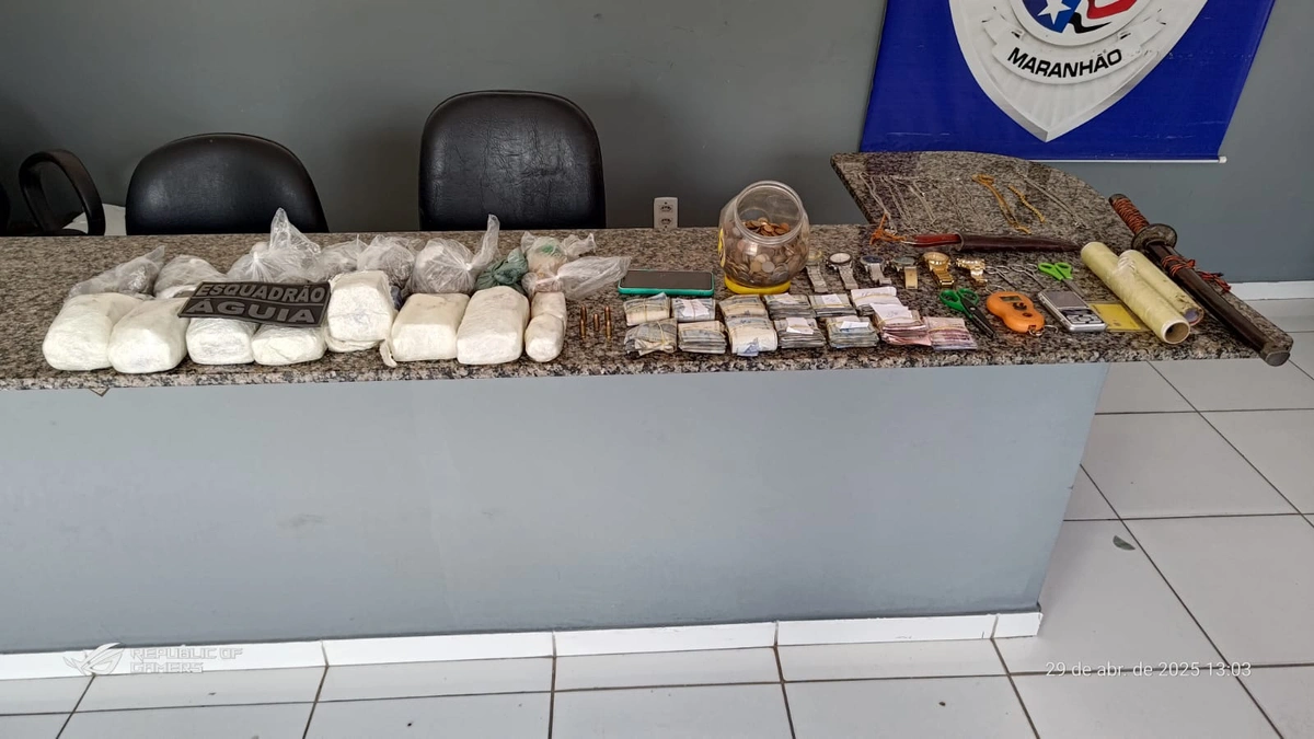 Mulher suspeita de tráfico é presa com grande quantidade de drogas em Timon