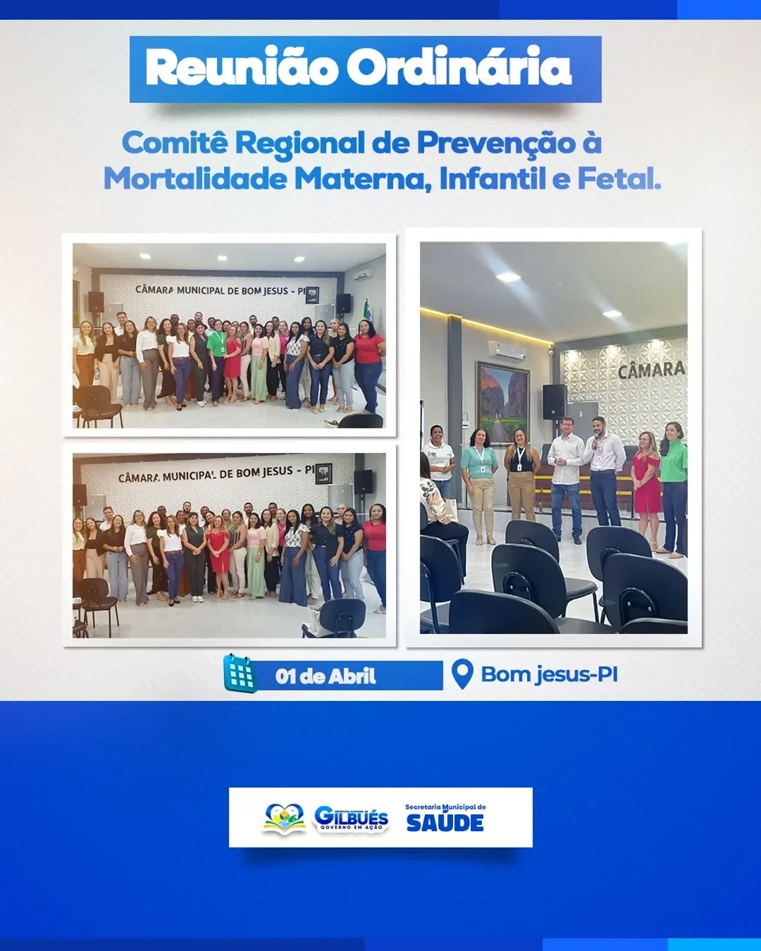 Município de Gilbués participa de encontro para aprimorar políticas de saúde