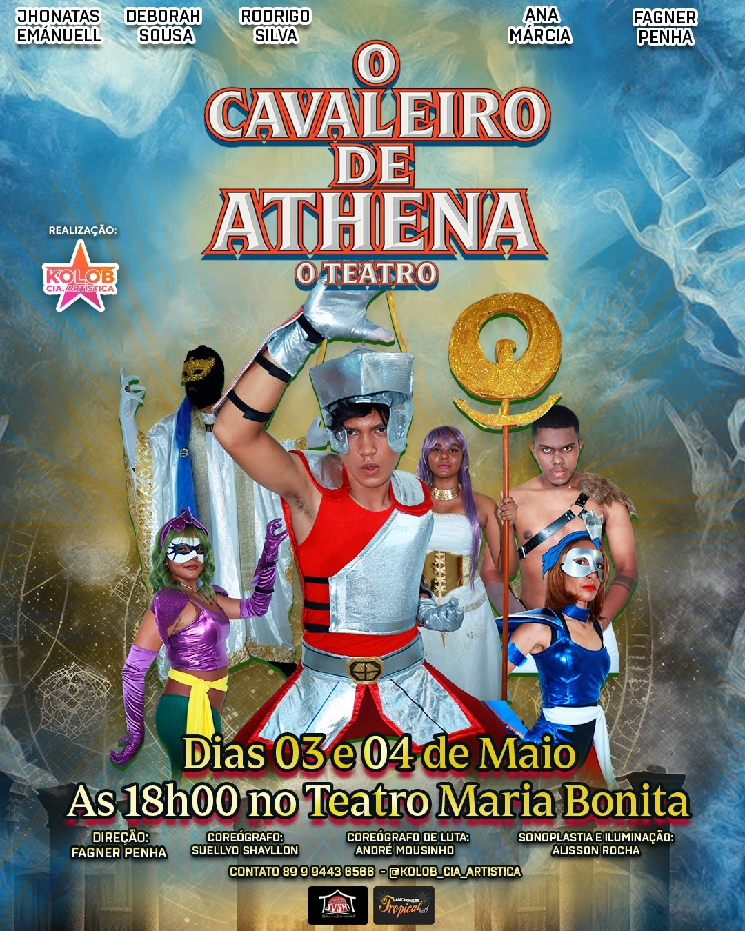 O Cavaleiro de Athena: espetáculo celebra 30 anos de Cavaleiros do Zodíaco no país