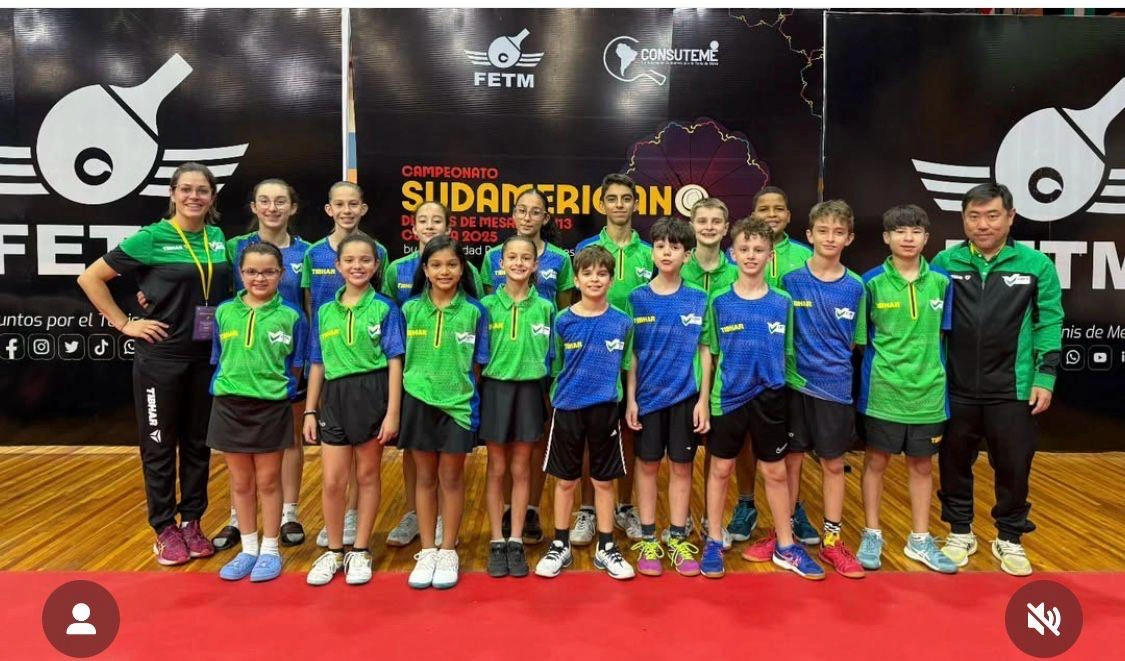 Piauiense conquista três medalhas para no Sul-Americano Sub-13 de tênis de mesa