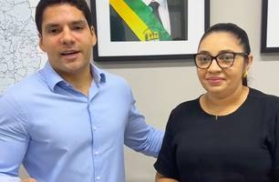 Prefeita Gerlane e diretor do DER anunciam fase final das obras da PI-360 (Foto: Reprodução)