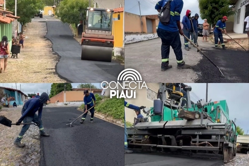 Prefeita Maninha Fontenele comemora avanço das pavimentações em Luís Correia