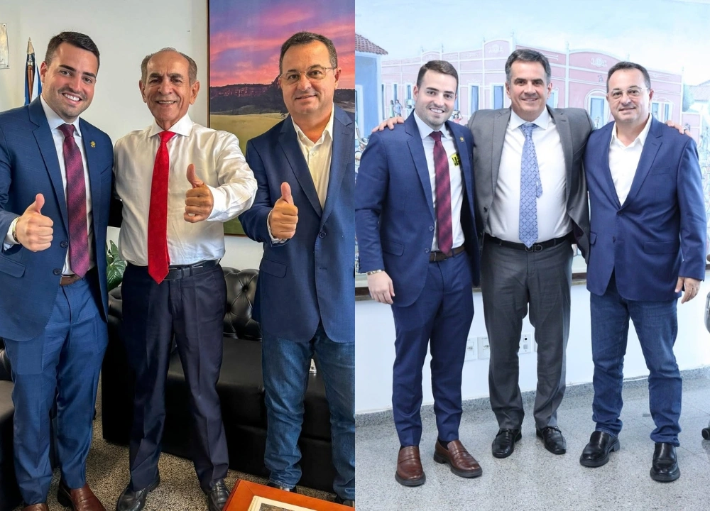 Prefeito de Aroazes se reúne com senadores em Brasília para discutir demandas