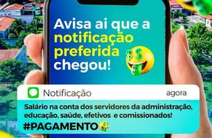 Prefeitura de Madeiro anuncia pagamento de servidores municipais (Foto: Reprodução)
