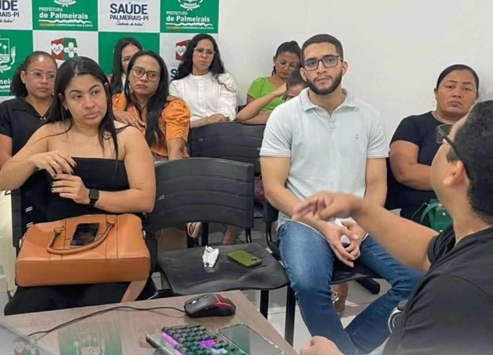 profissionais de Palmeirais participam de reunião de alinhamento e capacitação técnica