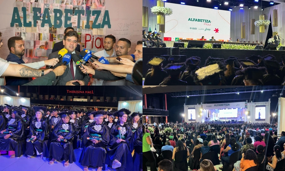 Programa Alfabetiza Piauí realiza cerimônia de formatura de mais de 500 alunos