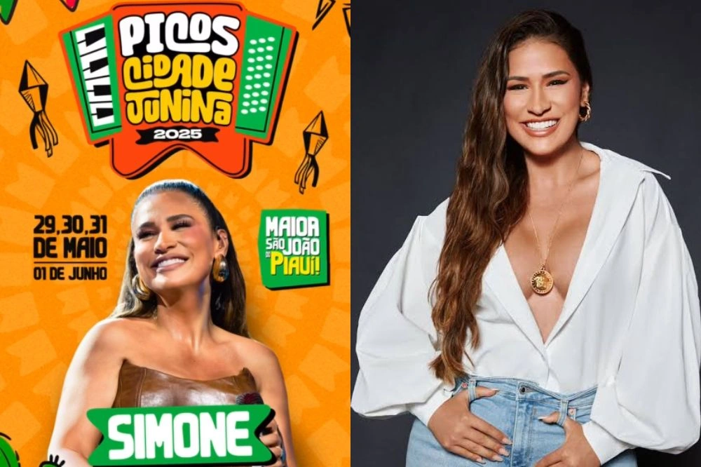 Simone Mendes é confirmada como atração do Picos Cidade Junina 2025