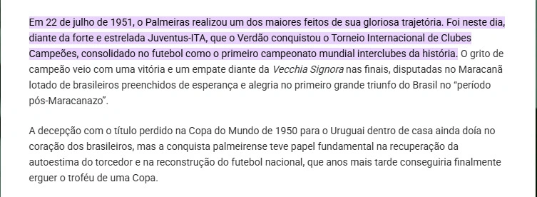 Site do Palmeiras