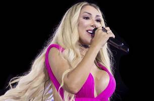 Taty Girl se apresenta no aniversário de 33 anos de Alvorada do Gurgueia (Foto: Reprodução)
