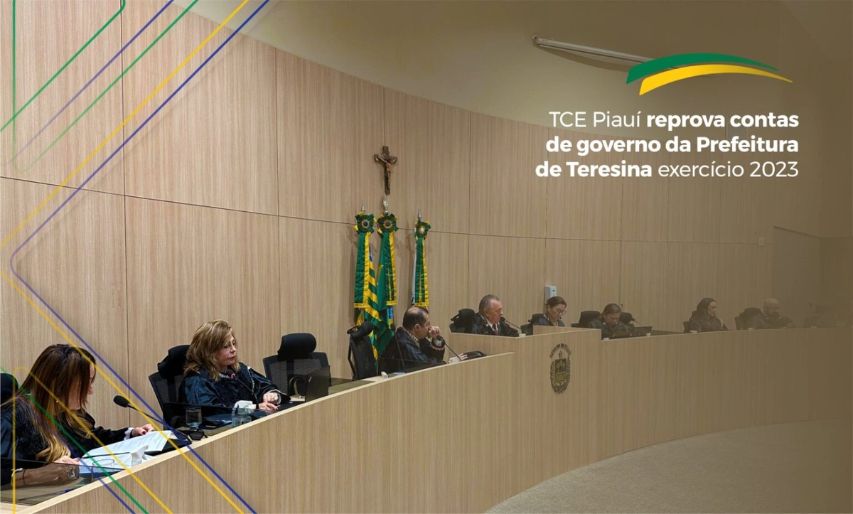 TCE Piauí reprova contas de governo da Prefeitura de Teresina exercício 2023