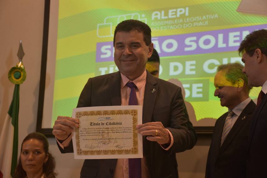 Título de Cidadão Piauiense ao empresário José Robson Oliveira, Título de Cidadão Piauiense ao empresário José Robson Oliveira,
