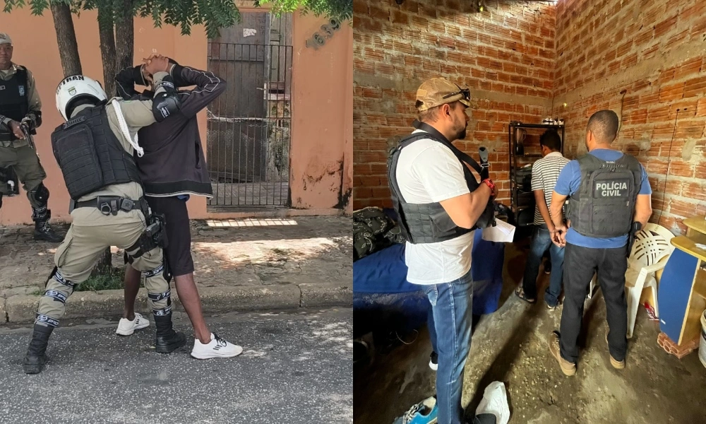 Três homens com mandados de prisão em aberto são presos durante Operação Rota Segura em Teresina