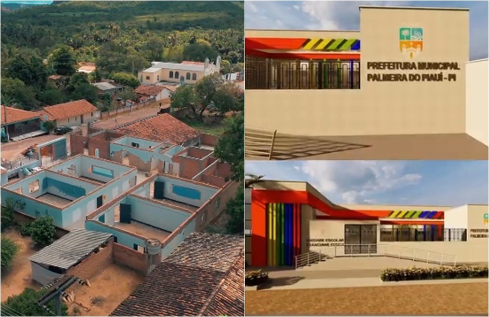 Unidade Escolar Franciane Cunha passa por reforma e ampliação em Palmeira do Piauí
