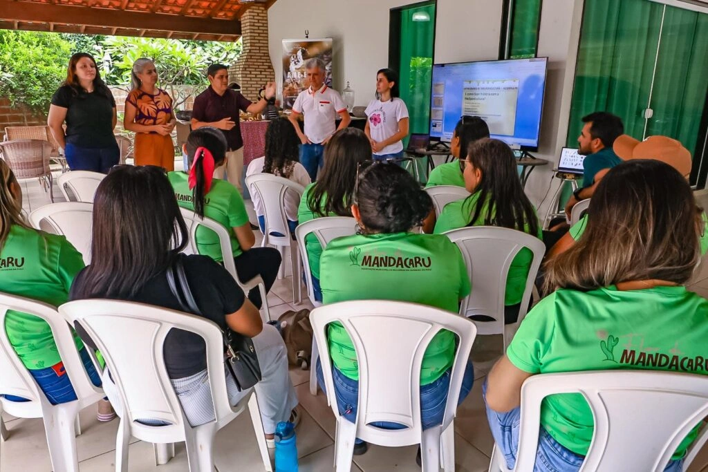 Agricultoras de Jacobina aprendem sobre meliponicultura em intercâmbio na capital