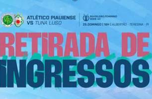 Atlético Piauiense encara Tuna Luso neste domingo com entrada gratuita no Albertão (Foto: Reprodução)