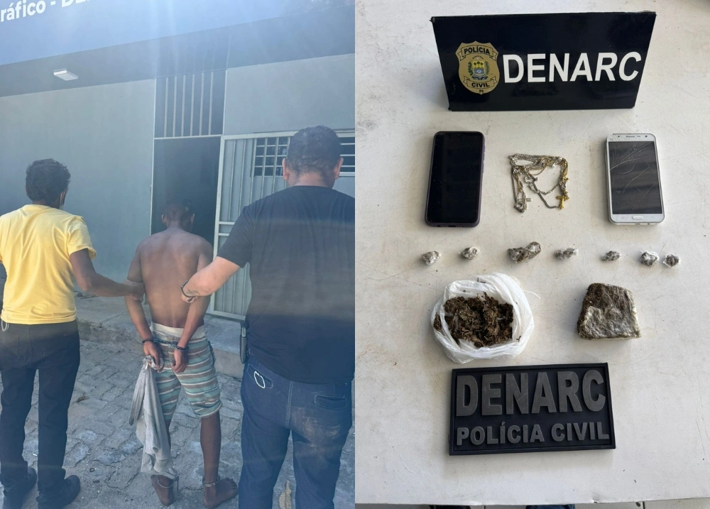 Denarc prende homem com maconha na 'Boca da Lúcia', zona Sul de Teresina