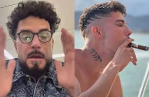 Latino revela dependência química do filho e relata episódios de agressão (Foto: Reprodução)