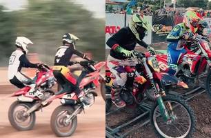 ‘Motocross do Trabalhador’ reúne mais de 200 pilotos no município de Guadalupe (Foto: Reprodução)