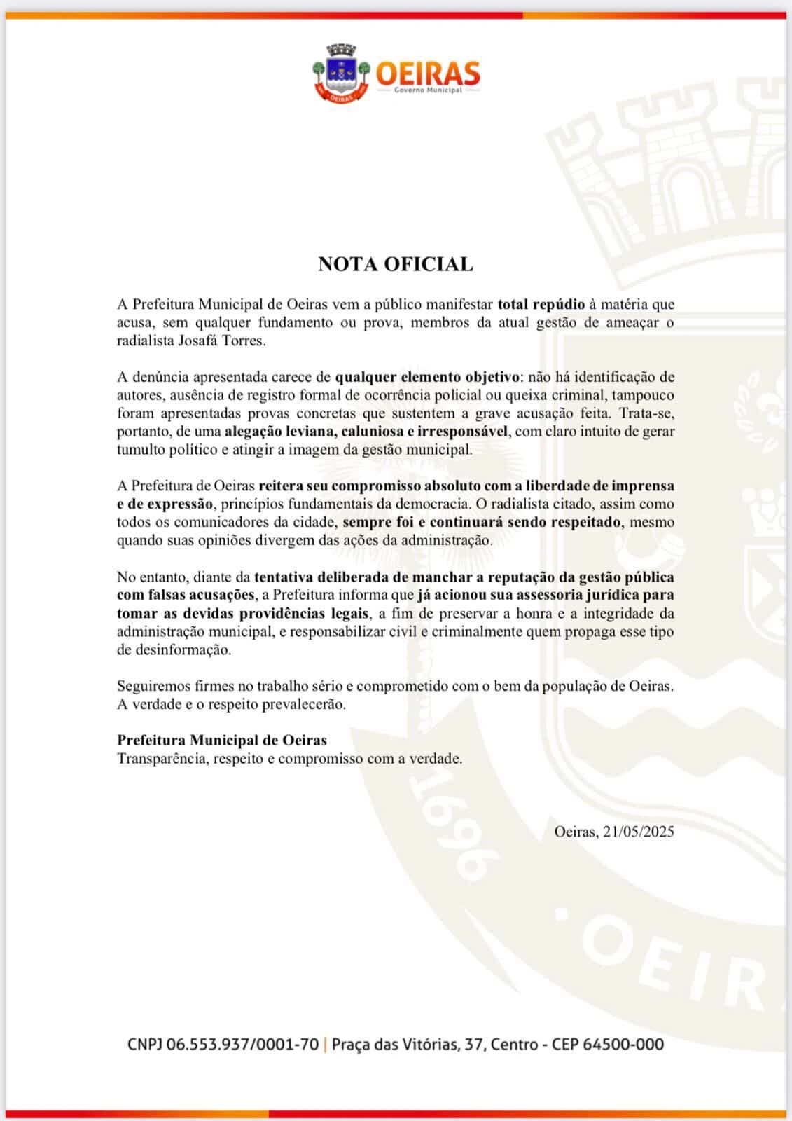 Nota Oeiras