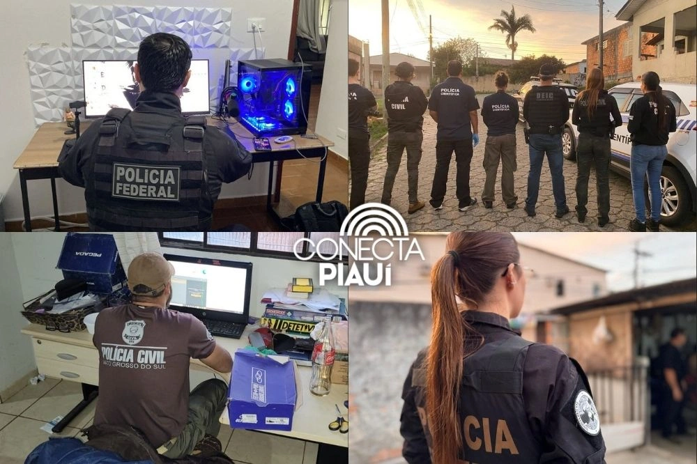PF deflagra operação e prende suspeito por crimes sexuais contra crianças no Piauí