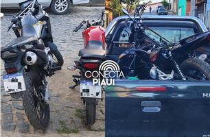 Polícia Civil estoura desmanche de motos na zona Sul de Teresina (Foto: Reprodução)