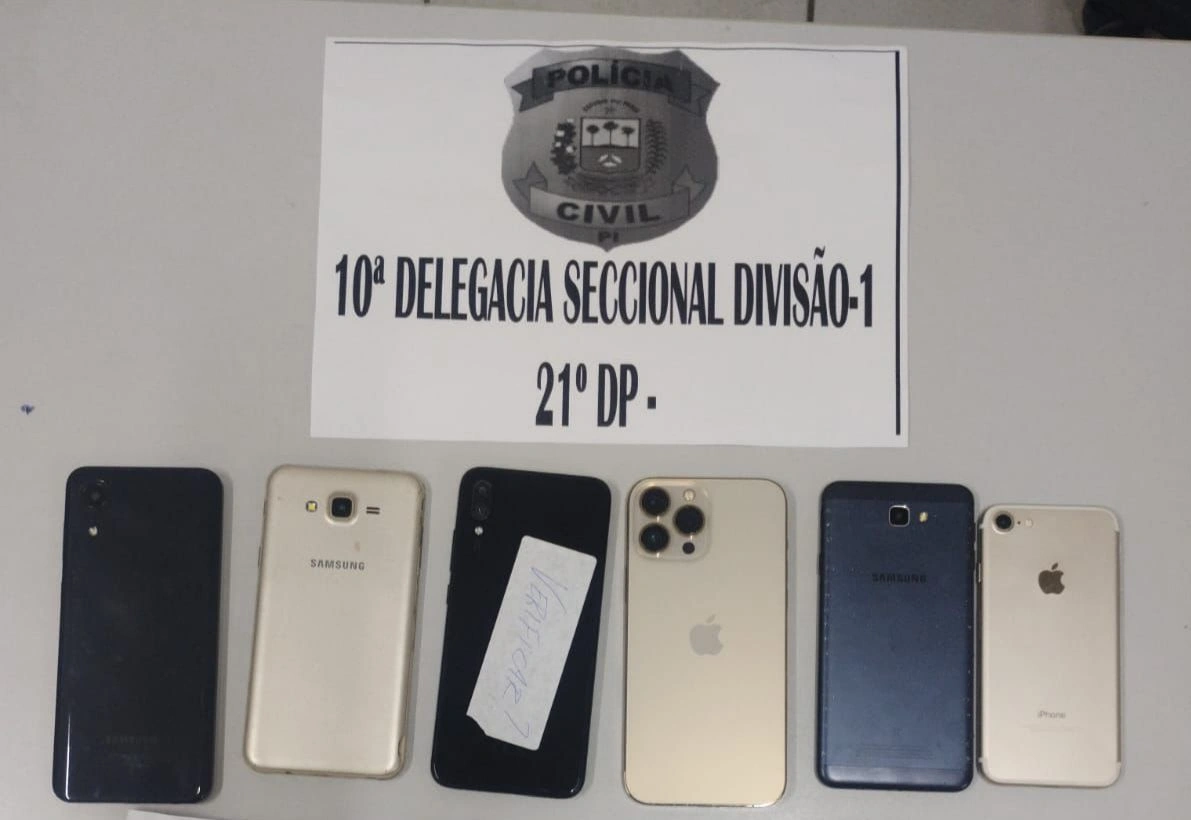 Polícia Civil restitui 10 celulares roubados e furtados em Teresina