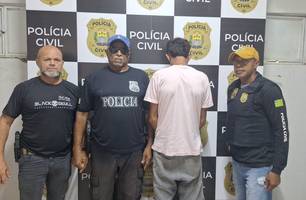 Suspeito de furtar comércios é preso pela Polícia Civil em Teresina (Foto: Reprodução)