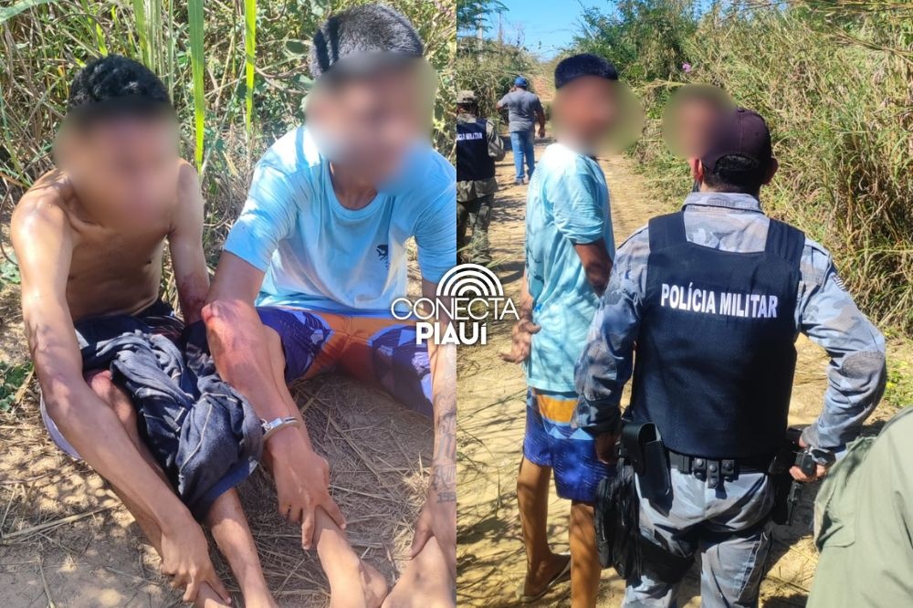 Adolescentes suspeitos de assaltos são apreendidos após troca de tiros em Teresina