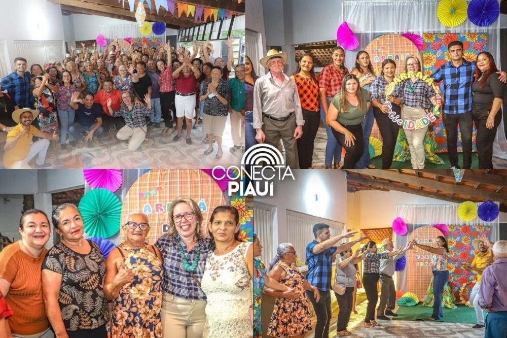 Arraiá com idosos marca programação do SCFV em Eliseu Martins
