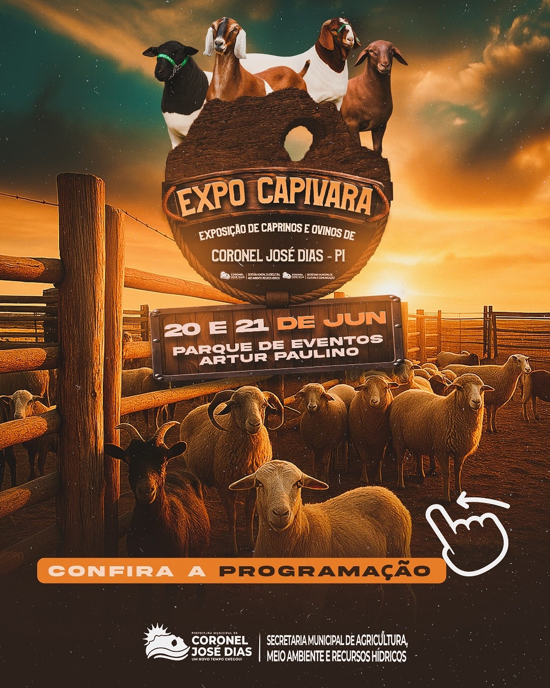 Coronel José Dias divulga programação oficial da Expo Capivara