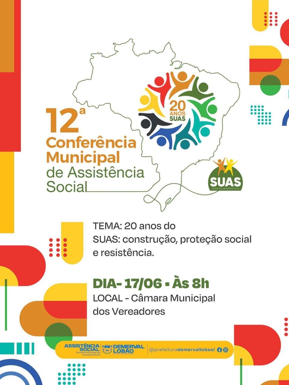 Demerval Lobão realiza 12ª Conferência Municipal de Assistência Social